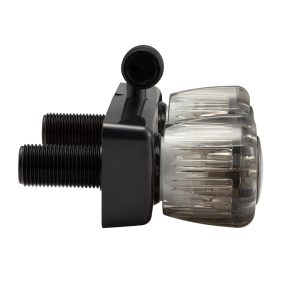 Dura Faucet Shower Control Valve, 2 Valve, Single Piece Wall Mount, 1/4 Turn Washerless Valve, 4 Inch Center Distance – DF-SA100S1-BK