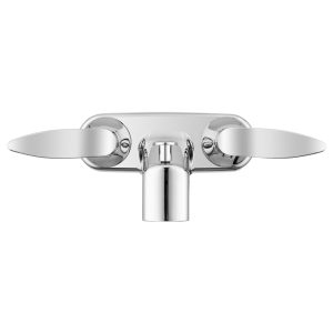Dura Faucet Faucet, Used for Bathtub, Single Piece 4 Inch Wall Mount with Pull-Up Tub/ Shower Diverter, Chrome Polished/ Plastic – DF-SA110LH-CP
