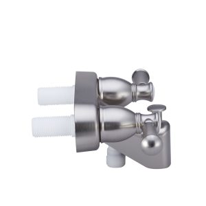 Dura Faucet Faucet, Designer Series, Used for Bathtub, Single Piece 4 Inch Wall Mount with Pull-Up Tub/ Shower Diverter – DF-SA110L-SN