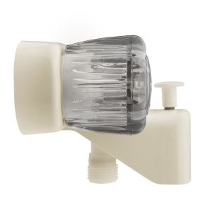 Dura Faucet Faucet, Used for Bathtub, Single Piece 4 Inch Wall Mount with Pull-Up Tub/ Shower Diverter, 2 Smoked Acrylic Knob Handle – DF-SA110S-BQ