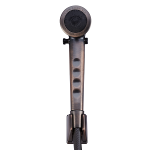 Dura Faucet Shower Head, Hand-Held with 60 Inch Reinforced Vinyl Hose, Oil Rubbed Bronze Coated, Plastic – DF-SA130-ORB