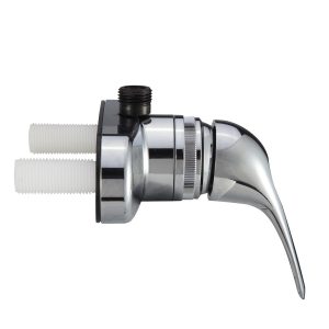 Dura Faucet Shower Control Valve, 1 Valve, Single Piece Wall Mount, Ball Valve, 4 Inch Center Distance, 2 Hole Application – DF-SA150-CP