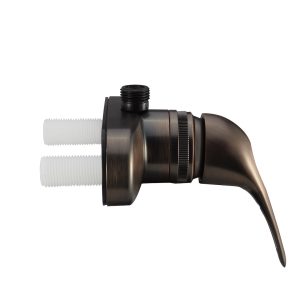 Dura Faucet Shower Control Valve, 1 Valve, Single Piece Wall Mount, Ball Valve, 4 Inch Center Distance, 2 Hole Application – DF-SA150-ORB