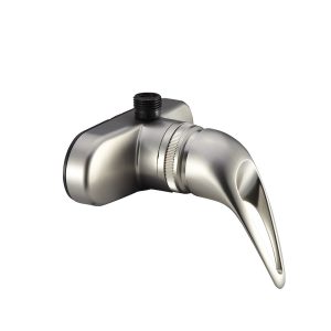 Dura Faucet Shower Control Valve, 1 Valve, Single Piece Wall Mount, Ball Valve, 4 Inch Center Distance, 2 Hole Application – DF-SA150-SN