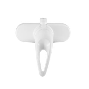 Dura Faucet Shower Control Valve, 1 Valve, Single Piece Wall Mount, Ball Valve, 4 Inch Center Distance, 2 Hole Application – DF-SA150-WT
