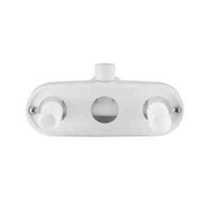 Dura Faucet Shower Control Valve, 1 Valve, Single Piece Wall Mount, Ball Valve, 4 Inch Center Distance, 2 Hole Application – DF-SA150-WT