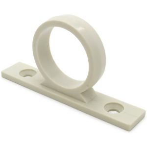 Dura Faucet Shower Hose Guide Ring, Bisque Parchment, With Mounting Screws and Wall Anchors – DF-SA155-BQ