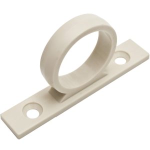 Dura Faucet Shower Hose Guide Ring, Bisque Parchment, With Mounting Screws and Wall Anchors – DF-SA155-BQ