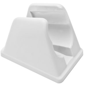 Dura Faucet Shower Head Mount, Wall Mount, Two Position, Without Swivel, White, 1-1/2 Inch Width X 2-1/4 Height Footprint – DF-SA156-WT