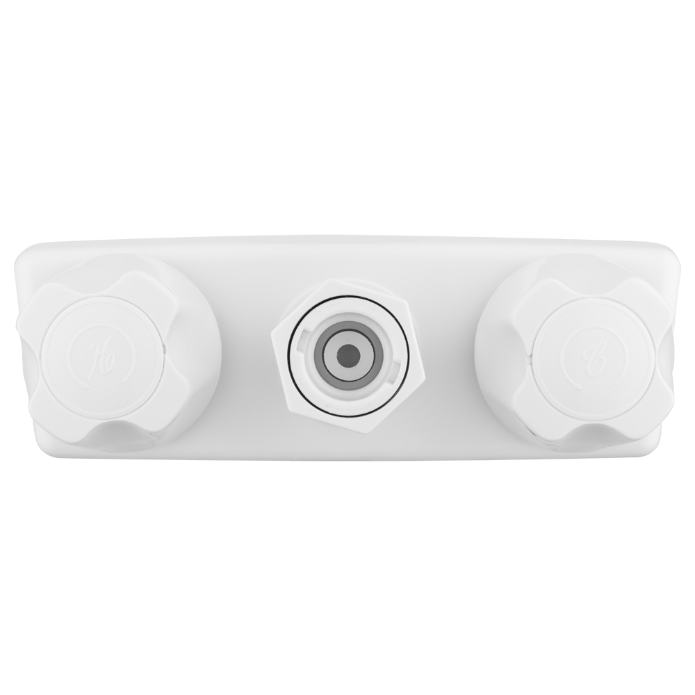 Dura Faucet Faucet, Used for Shower, Non-Metallic, Quick Connector Connection, White, Must Also Use Part Number DF-SA187-WT – DF-SA180-WT