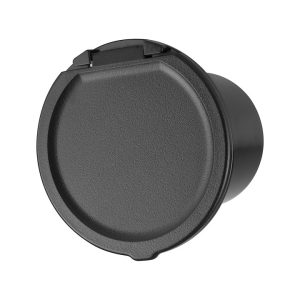 Dura Faucet Exterior Spray Port, Quick Connect Valve Without Hose Storage, 3-7/8 Inch Radius X 3.1 Inch Diameter – DF-SA184-BK