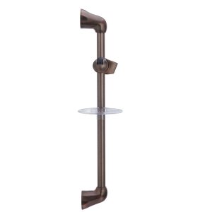 Dura Faucet Shower Head Slide Bar, Oil Rubbed Bronze Coated, Brass and Plastic – DF-SA300CL-ORB