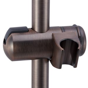 Dura Faucet Shower Head Slide Bar, Oil Rubbed Bronze Coated, Brass and Plastic – DF-SA300CL-ORB