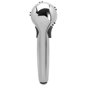 Dura Faucet Shower Head, Hand Held, With Single Function Flow Setting, Polished Chrome Plated, Plastic, With Flow Control Switch – DF-SA400-CP