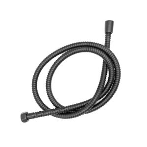 Dura Faucet Shower Head, Hand Held with 60 Inch Stainless Steel Hose, Single Spray Function – DF-SA400K-MB