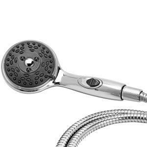 Dura Faucet Shower Head, Hand Held, Chrome Plated – DF-SA432-CP