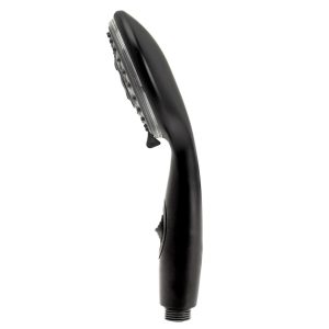 Dura Faucet Shower Head, Hand Held, Four Function Flow Setting – DF-SA432-MB
