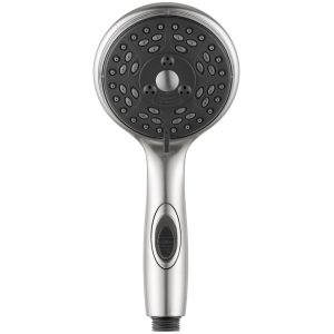 Dura Faucet Shower Head, Hand Held, Brushed Satin Nickel Plated – DF-SA432-SN