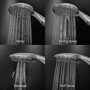 Dura Faucet Shower Head, Hand Held, Brushed Satin Nickel Plated – DF-SA432-SN