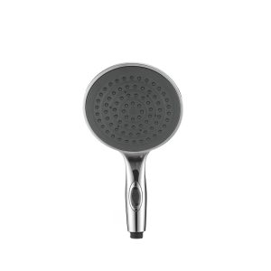 Dura Faucet Shower Head, Hand Held, Single Spray Function, 6 Inch Diameter, Chrome Plated, With Water Saving on/ Off Switch – DF-SA434-CP