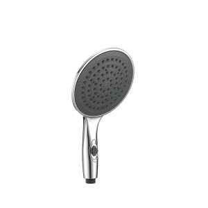 Dura Faucet Shower Head, Hand Held, Single Spray Function, 6 Inch Diameter, Chrome Plated, With Water Saving on/ Off Switch – DF-SA434-CP