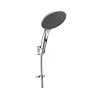 Dura Faucet Shower Head, Hand Held with 60 Inch Stainless Steel Hose, Single Spray Function, 6 Inch Diameter, Chrome Plated – DF-SA434K-CP