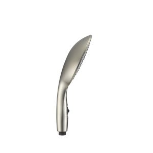 Dura Faucet Shower Head, Hand Held, Single Spray Function, 6 Inch Diameter, Satin Nickel, With Water Saving on/ Off Switch – DF-SA434-SN