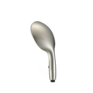 Dura Faucet Shower Head, Hand Held, Single Spray Function, 6 Inch Diameter, Satin Nickel, With Water Saving on/ Off Switch – DF-SA434-SN