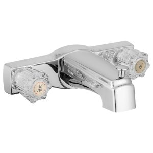 Dura Faucet Faucet, Used for Bathtub, With Tub and Shower Diverter, Crystal Acrylic Knob, Chrome Polished – DF-SA610A-CP