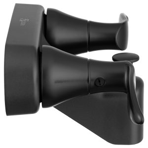 Dura Faucet Faucet, Used for Bathtub, Single Piece 4 Inch Wall Mount with Pull-Up Tub/ Shower Diverter, Matte Black – DF-SA110LH-MB