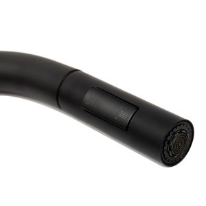Dura Faucet Faucet, Used for Kitchen, Single Piece, Streamline Pull-Down Handle, Matte Black, Ceramic Disc Valve – DF-MK530SLK-MB