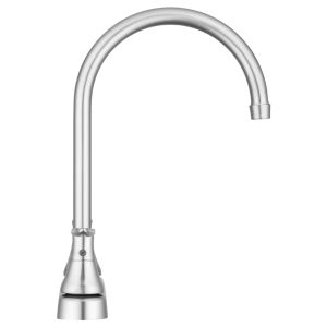 Dura Faucet Faucet, Used for Kitchen, Single Piece 8 Inch Deck Mount, 12 Inch J-Spout – DF-PK330HLH-SN
