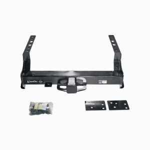 Draw-Tite Trailer Hitch Rear, Class V, Square Tube Welded, 2-1/2 Inch Receiver, 18000 Pound Weight Carrying Capacity/ 2000 Pound Tongue Weight – 45508