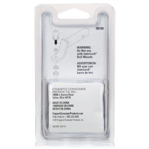 Draw-Tite Trailer Hitch Ball Shank Reducer, Adapts from 1 Inch to 3/4 Inch, Single, Tube Without Collar – 58109