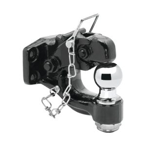 Draw-Tite Pintle Hook, Bolt on, 16000 Pound Towing Capacity, 3000 Vertical Tongue Weight, Solid Shank, With 2-5/16 Inch Ball – 6301220