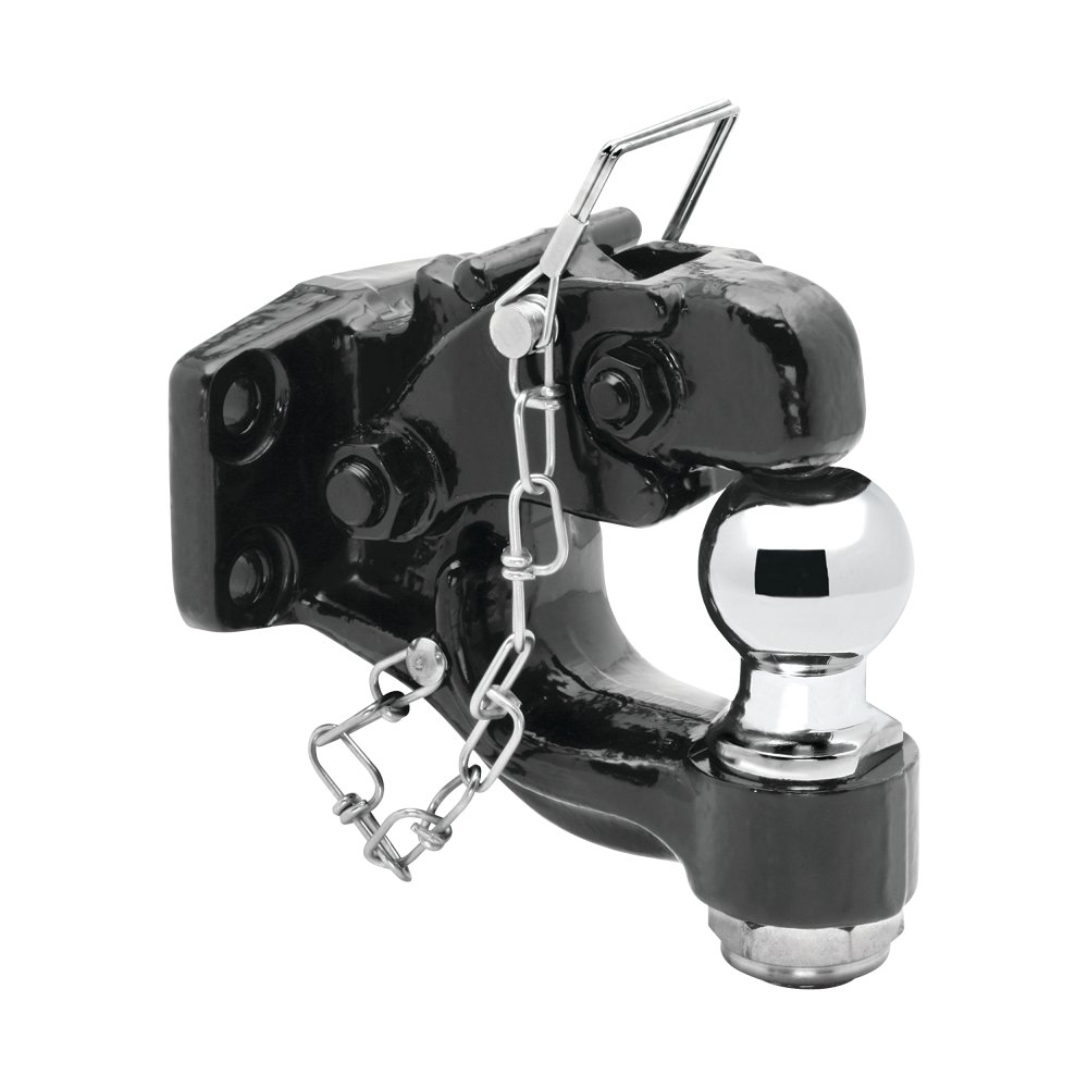 Draw-Tite Pintle Hook, Bolt on, 16000 Pound Towing Capacity, 3000 Vertical Tongue Weight, Solid Shank, With 2-5/16 Inch Ball – 6301220