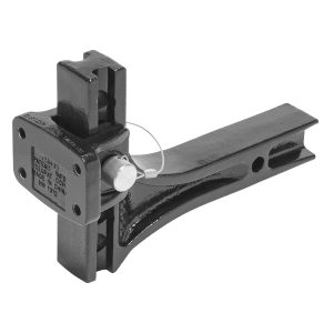 Draw-Tite Pintle Hook Mounting Plate, Towpower, 2 Inch Receiver Mount, 14000 Pound Gross Trailer Weight, Cast Shank – 63072