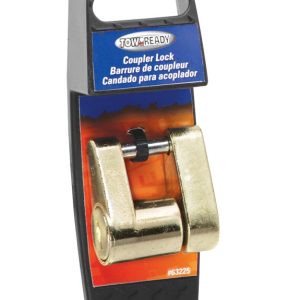 Draw-Tite Trailer Coupler Lock, 1/4 Inch Pin, With 2 Keys, For Straight Tongue Couplers – 63225