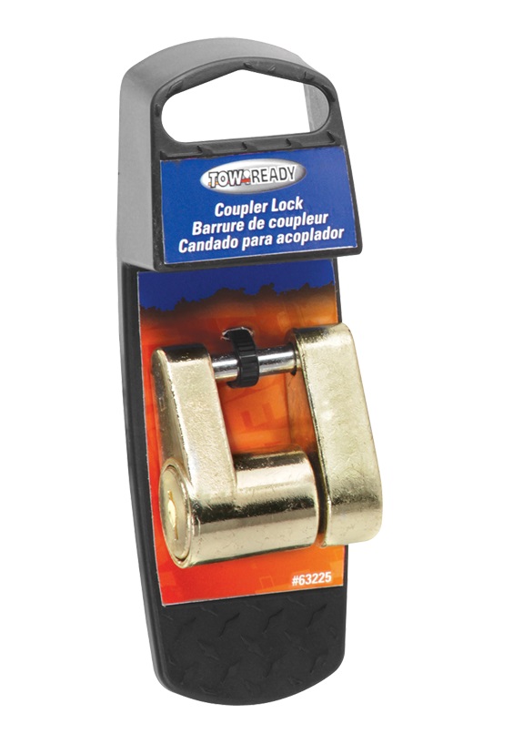 Draw-Tite Trailer Coupler Lock, 1/4 Inch Pin, With 2 Keys, For Straight Tongue Couplers – 63225