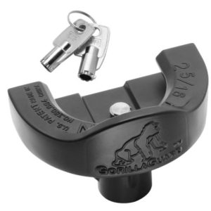 Draw-Tite Trailer Coupler Lock, Gorilla Guard, For 2-5/16 Inch Trailer Couplers, Overall Coupler Width Cannot Exceed 4-1/8 Inch, With 2 Keys – 63227