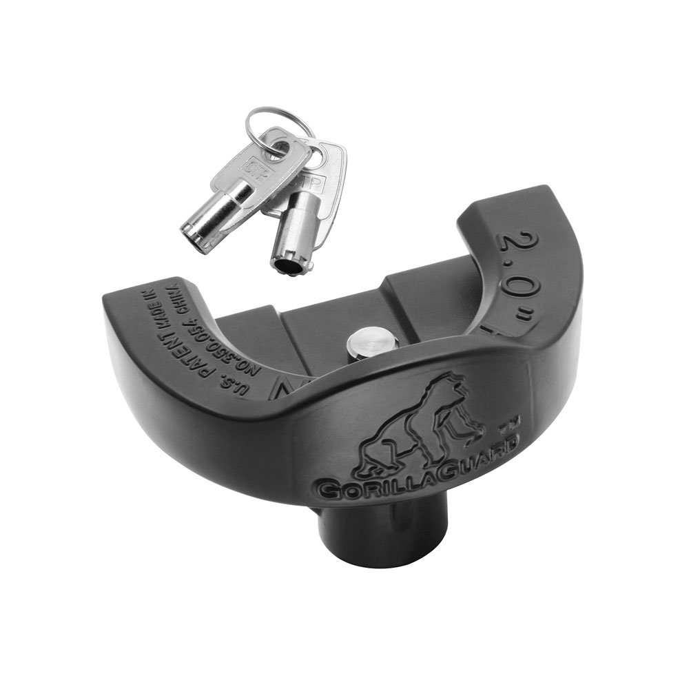 Draw-Tite Trailer Coupler Lock, Gorilla Guard, For 2 Inch Trailer Couplers, Coupler Width (including Lip) Cannot Exceed 3-13/16 – 63228