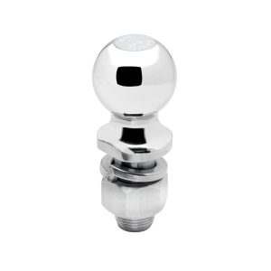 Draw-Tite Trailer Hitch Ball, 2 Inch Ball, 7500 Gross Trailer Weight Capacity, 1 Inch Diameter 2-1/8 Inch Long Shank, Chrome, Steel, Single – 63845
