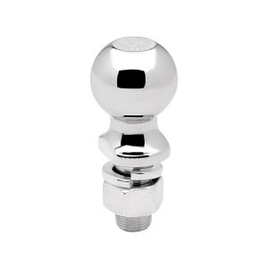 Draw-Tite Trailer Hitch Ball, 2-5/16 Inch Ball, 7500 Gross Trailer Weight Capacity, 1 Inch Diameter 2-1/8 Inch Long Shank, Chrome, Steel – 63847