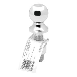 Draw-Tite Trailer Hitch Ball, 2 Inch Ball, 7500 Pounds Gross Trailer Weight Capacity, 1 Inch Shank Diameter/ 3-1/4 Inch Shank Length – 63849
