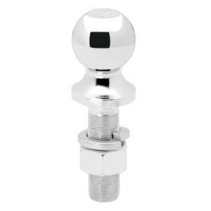 Draw-Tite Trailer Hitch Ball, 2 Inch Ball, 7500 Pounds Gross Trailer Weight Capacity, 1 Inch Shank Diameter/ 3-1/4 Inch Shank Length – 63849