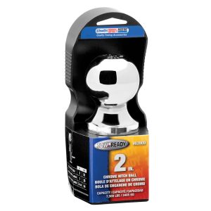Draw-Tite Trailer Hitch Ball, 2 Inch Ball, 7500 Pounds Gross Trailer Weight Capacity, 1 Inch Shank Diameter/ 2-1/8 Inch Shank Length – 63909