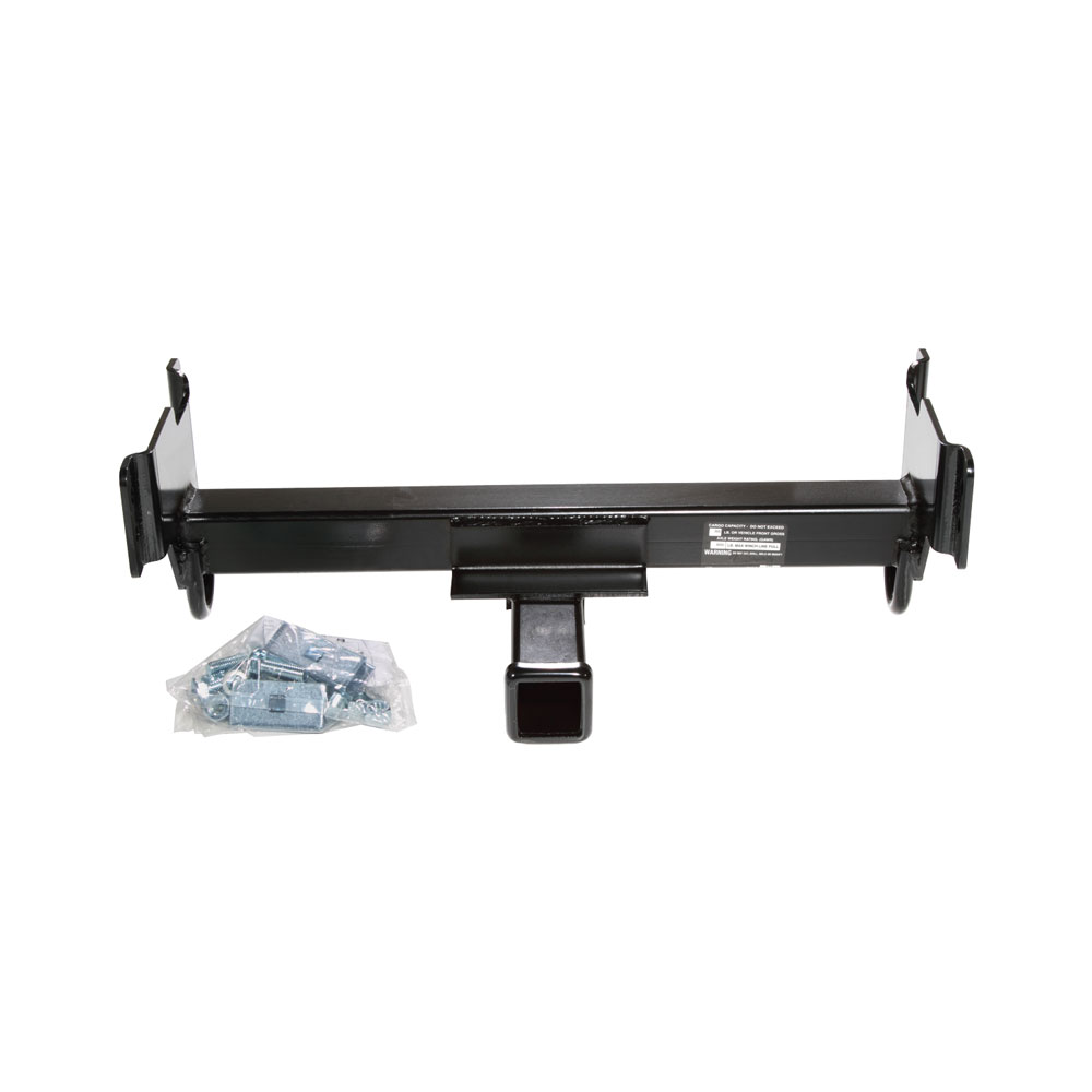 Draw-Tite Trailer Hitch Front, 2 Inch Square Receiver, 500 Pound Vertical Load/9000 Pound Line Pull – 65025