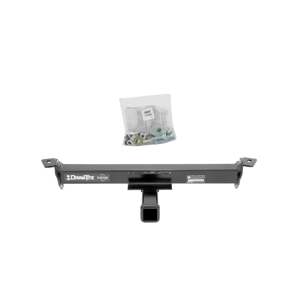 Draw-Tite Trailer Hitch Front, 2 Inch Square Receiver, 500 Pound Vertical Load/9000 Pound Line Pull – 65028