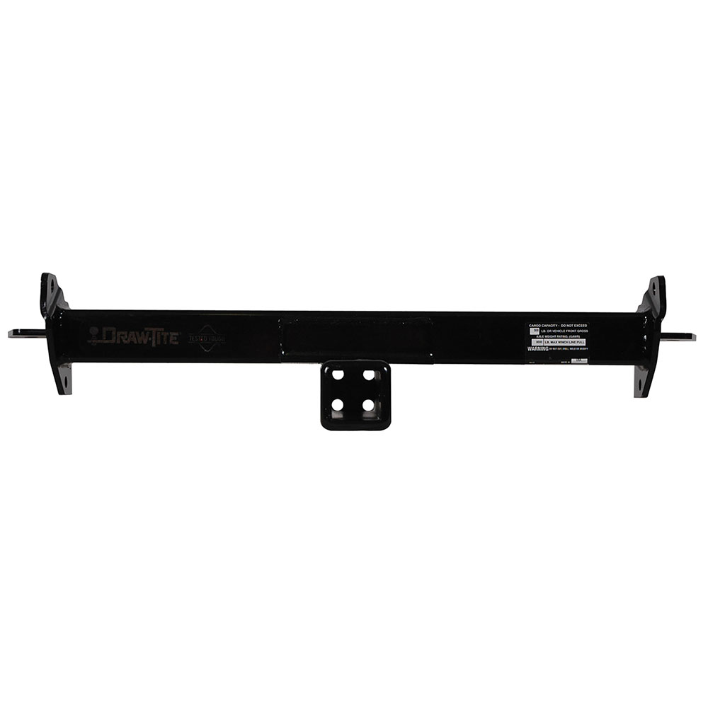 Draw-Tite Trailer Hitch Front, 2 Inch Square Receiver, 500 Pound Vertical Load/9000 Pound Line Pull – 65028