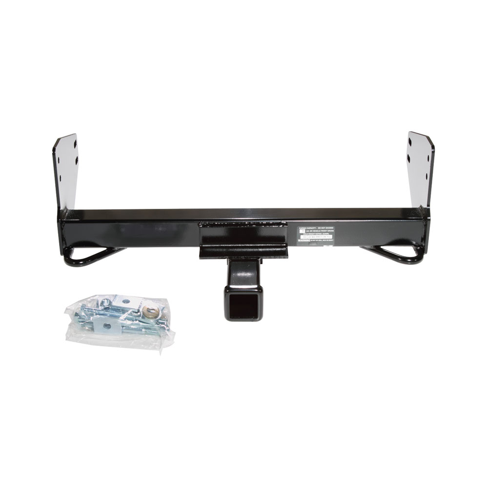 Draw-Tite Trailer Hitch Front, 2 Inch Square Receiver, 500 Pound Vertical Load/9000 Pound Line Pull – 65043